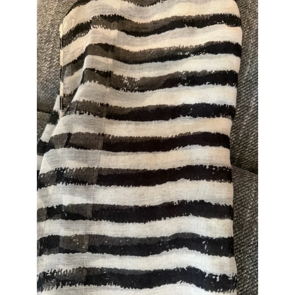 6 Vintages rectanglular scarfs , various colors and widths all over 60